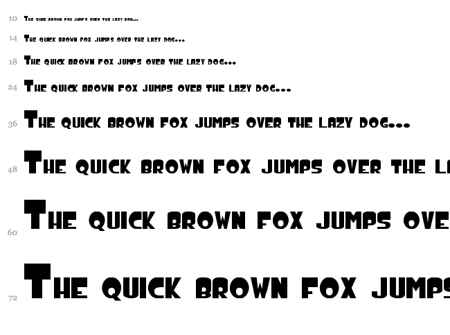 American DAD! font waterfall